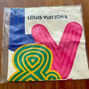 Louis Vuitton Novelty Canvas Eco Tote bag exhibition 2022 -2023 Limited